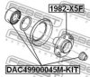 FEBEST 1982-X5F Wheel Hub